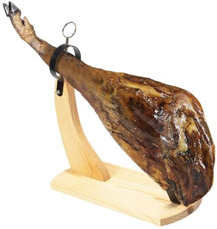 Generico Porta Del Prosciutto In Legno, Supporto Creativo Intaglio In Legno Con Cuscinetto Non Slittata, Supporto Per Prosciutto Spagnolo Professionale, Portabricciatura Risciutto Riutilizzabile