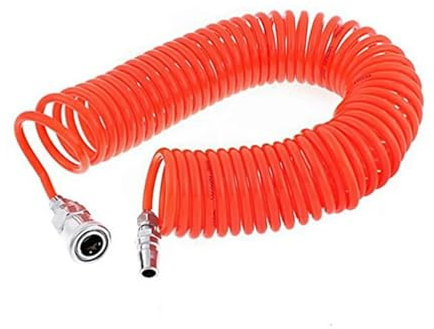 TaoHHU Pneumatic Tools Hose Air Pneumatic Hose Spiral Pipe Air Compressor Hose Long Pneumatic Hose Air Compressors Outer Diameter(15M)