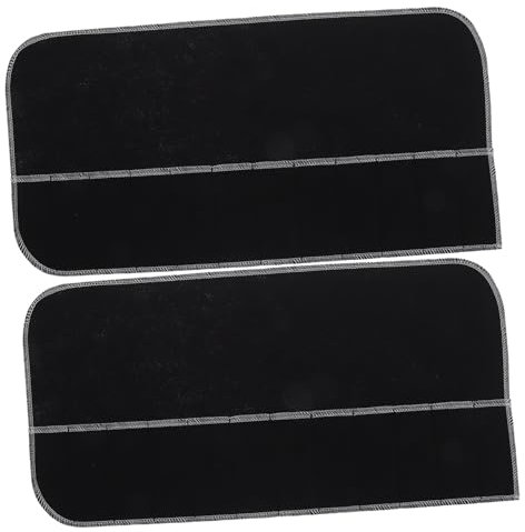 Alipis Pochette de Protection Noir Anti Ternissement 2 Pièces pour Couverts