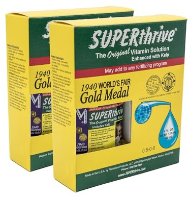 SUPERthrive Original Plant Vitamin Solution with Kelp for All Plants, 4 Oz. - 2 Pack