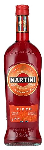 MARTINI Fiero, süßer Aperitif angereichert mit handgeschnittenen spanischen Orangenschalen, 14,4% vol., 75cl / 750ml