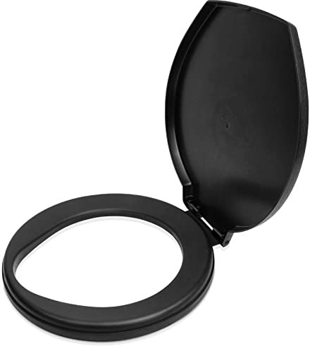 Lunette de toilette portable pour seau de 18 litres - Couvercle de toilette à clipser pour adultes et enfants