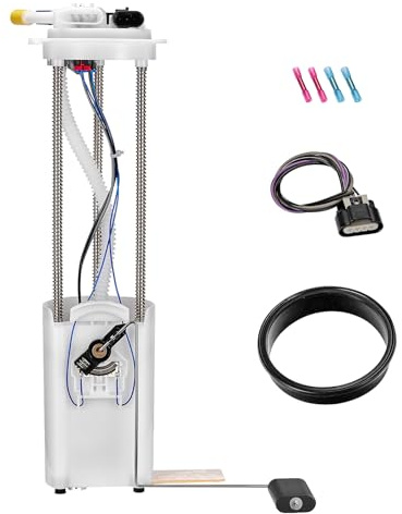 BDFHYK Fuel Pump Module Assembly E3500M Compatible with Chevrolet Pickup Silverado 1999-2004, Compatible with GMC Sierra 1999-2004 4.3L 4.8L 5.3L 6.0L 8.1L w/Sending Unit Fuel Pressure Sensor