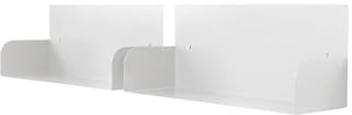 D-Segno Regal Wand - Metall Wandregal, Set aus 2 Design-Wandregalen für Bücher, Modernes Design-Regal, Made in Italy