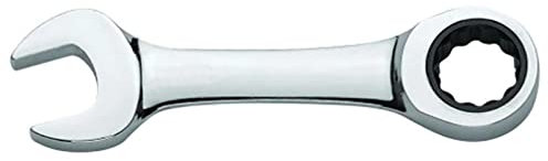 1 Uds 6mm-19mm combinación Reversible Stubby llave única combinación Stubby 72 dientes trinquete llave inglesa herramientas de reparación de tuercas, 7mm