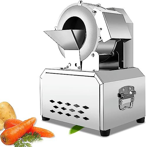FLTRGO Electric shredding and slicer, Potato Onion Slicer,Commercial Electric Potato Carrot Slicer Vegetables Food Shredding Machine Potato Radish Slicing 2.5mm