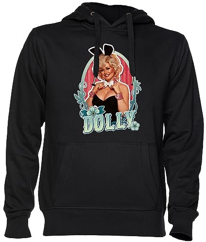 Dolly Parton Noir Sweat À Capuche Sweat-Shirt Jersey Unisexe Homme Femme Black Unisex Hoodie