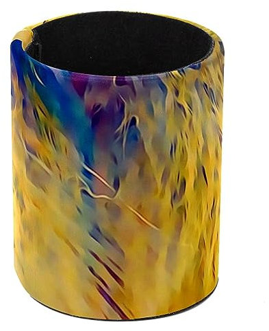 Eslifey Pen Holder Round Pencil Holder for Desk, Digital Graphics Lion Mane Pen Pot Pen Cup Makeup Brushes Holder Stand Display Desk Stationery Organiser for Home Office School