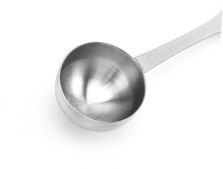 MAGICLULU 2pcs Measuring Spoon Stainless Steel Kitchen Spoons Coffee Scoop for Milk Sugar Tea Rustless Long Handle Easy Storage