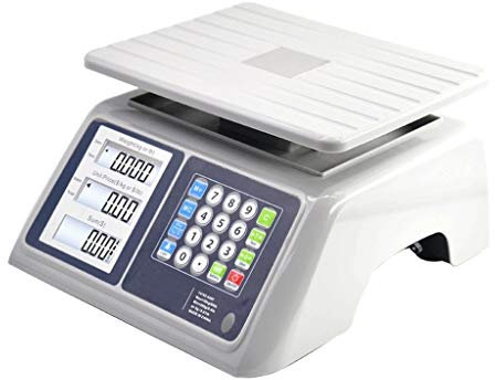 KHYTEBV Bilancia Postale Peso Digitale per pacchi Bilancia da Cucina Piatti Multifunzione in Acciaio Inossidabile per Uso Domestico ad Alta precisione Precisi e