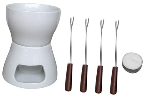 Alipis Stufa per Fusione di Cioccolato Forno per Fusione di Formaggio in Ceramica Set di Macchine per Fusione Multifunzionali