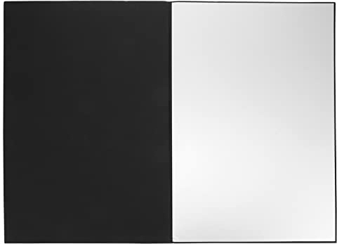 Uonlytech Réflecteur Photo Pliable Panneau Blanc Argent Noir pour Photographie De Produits Nature Morte Bijoux Cosmétiques