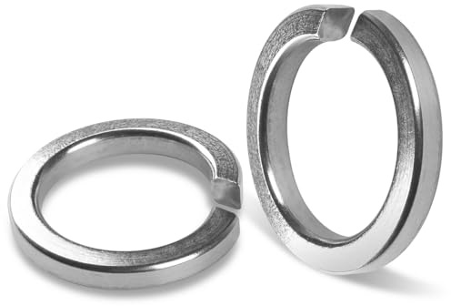BOUMVID 2 Pezzi M36 Rondelle Elastiche a Spirale, Rondella Acciaio inossidabile 304, Rondella a Molla A2 V2A DIN 127 Forma B, Rondelle di Sicurezza con Blocco Elicoidale in Acciaio Inox