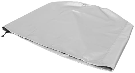 FUTUREORYY Copertura Per Barbecue Da Esterno Resistente in Poliestere 58x77 Cm Fibbie Antivento Protezione Griglia Giardino Campeggio