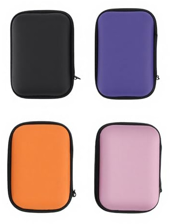 Zxglxinyao 4 custodie da viaggio per UNO Card Game Case, per Yoto Card Case, impermeabile portatile auricolare cavo custodia rigida per cuffie da campeggio all'aperto custodia protettiva