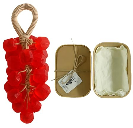 Savon de Douche - Nettoyant Pour La Santé De La Peau Et L Hygiène Du Bain En Forme De Raisin,Savon Rafraîchissant Pour Le Corps - Pour Hommes, Femmes, Maison, Voyage, Santé, Ménage, Hygiène, Peau, D