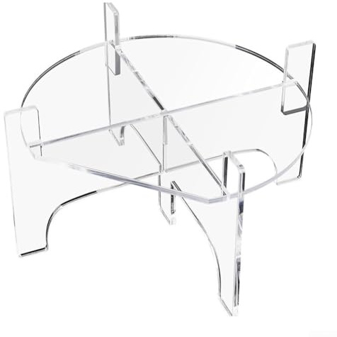 Robusto supporto in acrilico per distributori di bevande, adatto per casa, eventi, catering, facile da pulire (20 x 10 cm)