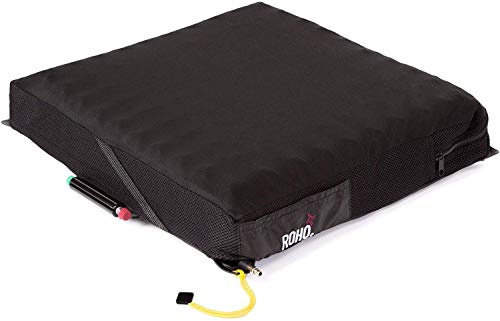 Roho Quadtro Select High Profile Wheelchair Cushion, ISOFLO Air Cells, Standard Cover, 19 x 16-17