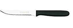 Nogent 3 Etoiles 03069B Couteau Steak Classic Noir, 11 cm
