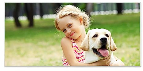 banjado Magnettafel weiß 78 x 37cm / Magnetwand Metall/Magnetpinnwand als Memoboard/Pinnwand Magnettafel Küche, Büro, Kinderzimmer inkl. 4 Magnete & Montageset - Motiv Wunschmotiv