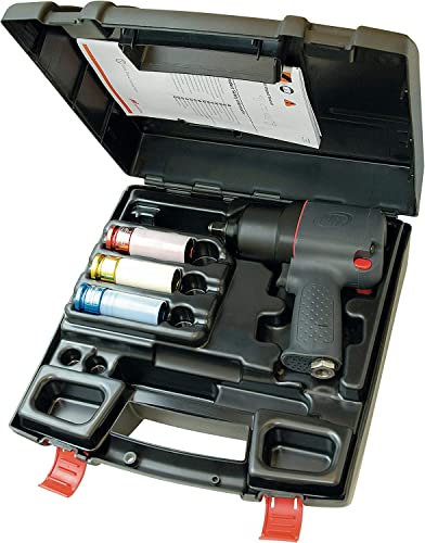 Ingersoll-Rand Coffret Clé à Chocs 2130XP-SK4M3L, 1/2 Coffret Clé a Choc Pneumatique, Kit Outil à Air Comprimé