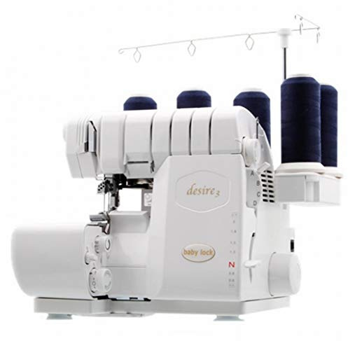 BABY LOCK desire3 Coverlock Kombination aus Overlock und Coverlockmaschine mit dem genialen Jet-Air-Greifereinfädelsystem