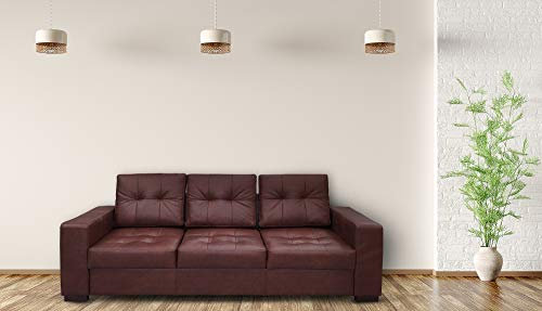 Quattro Meble Echtleder 3 Sitzer Sofa Mallorca Pik FS Breite 205cm mit Schlaffunktion Ledersofa Echt Leder Granada Couch große Farbauswahl !!!