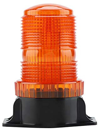 Luz estroboscópica intermitente para carretilla elevadora de emergencia, 15W 10-110V 30 LED Bombilla giratoria intermitente Luz de advertencia de carretilla elevadora estroboscópica