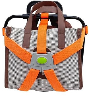 Gurt-Set für Brompton-Gepäckträger (verwandeln Sie Ihre Tasche in Brompton-Gepäck), Orange