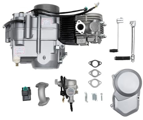 125CC 4Takt Motor Dirt Bike Pitbike Cross Kompatibel mit HONDA CRF50 XR70 Z50,4-Gang