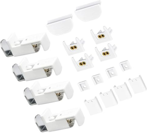 Hemobllo Folding Curtain Hanging Code Includes Roller Shade Fittings Accessories for Window Blinds Roller Installation Curtain Rod Hooks Replacement
