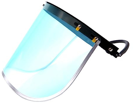 jojofuny Face Screen Protective Welding Helmet with Aluminium Alloy Frame and PC Splash-proof Mask for Workers and Welders Safety