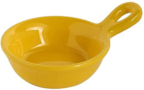 YIHANSS Cute Appetizer Plates 10 Pcs Ceramic Sauce Dishes Colorful Bowl Set Side Dish Tableware Condiment Relish Plate Seasoning Soy Sauce Dishes Stackable Ramekins with Handle Sauce Plates