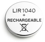 Girafus 35mAh 1x LIR1040 3,6V Knopfzelle wiederaufladbar Akku | Wiederaufladbarer Akku für Autoschlüssel, Fernbedienung, Mainboard, Fahrradcomputer – spart Geld und Müll