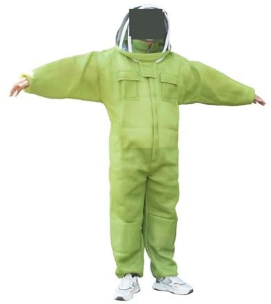Beekeeper Schutzanzug, 1 Set Bienenzucht Kleidung Professionelle Imker Atmungsaktive Kleidung kultur Werkzeu Bee Schutz Bienenzucht Anzug Bienenzucht(XL)