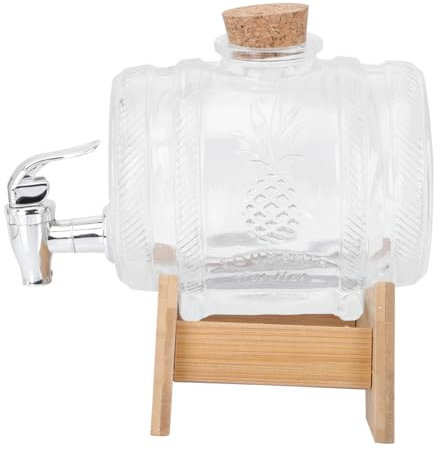 OFFSCH Recipiente De Vidrio Base Frasco Sellado Para Almacenar Alimentos Para Bodas y Fiestas Práctico Para Brandy y Whisky