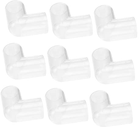 Happyyami 10 Pezzi Connettore per Acquario in Acrilico 16 Mm Connettore per Tubo Flessibile Raccordi per Filtrazione
