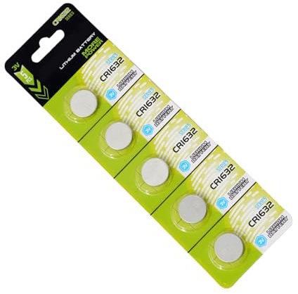 kwoifioy 10pc/5pc CR1620/CR1632/CR1616 3V Button Batteries High Performances Lithium Batteries For Remote Controls Small Devices