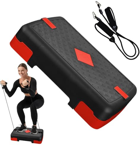 Aerobic Stepper, multifunktional, rutschfest, für Aerobic, vielseitig verwendbar, rutschfeste Unterseite, für Zuhause, Fitnessstudio, Indoor-Sport