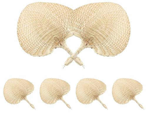 Ventagli Intrecciati In Rafia Naturale Articoli Rinfrescanti A Pala In