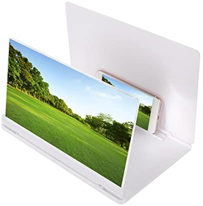 Lupa de pantalla de 12 pulgadas/14 pulgadas para proyectores de teléfono celular, ampliador de pantalla, soporte plegable para teléfono, amplificador, lupa para todos los teléfonos inteligentes