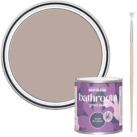 Rust-Oleum Mould-Resistant Bathroom Grout Paint - Oatfield 250ml