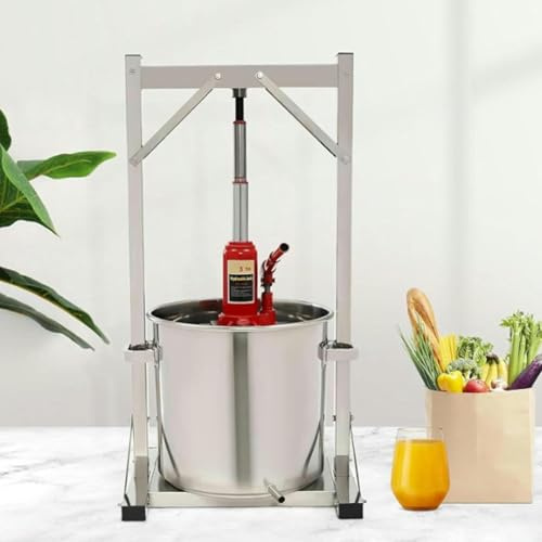 Prensa hidráulica de vino de frutas, hidroprensa de acero inoxidable para hacer jugo de uva, manzana y bayas