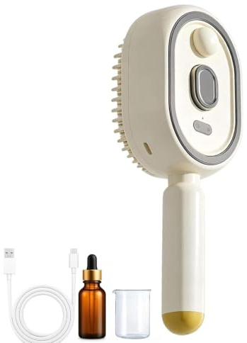 Spazzola a vapore per capelli | Pettine per massaggio spray elettrico Spazzola per capelli a vapore autopulente | Pettine per massaggio con cuscino d'aria e nebulizzazione d'acqua per ridurre