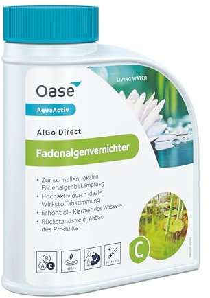 OASE 50546 AquaActiv AlGo Direct 600g - zur schnellen, lokalen Bekämpfung von Fadenalgen in Bachläufen, Gartenteichen, Schwimmteichen