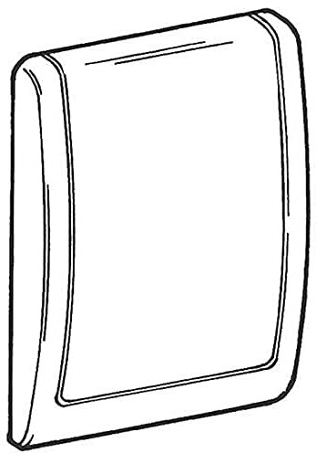 Grohe 43177SH0 Piastra di Azionamento per Cassette di Risciacquo, ad Incasso, Bianco