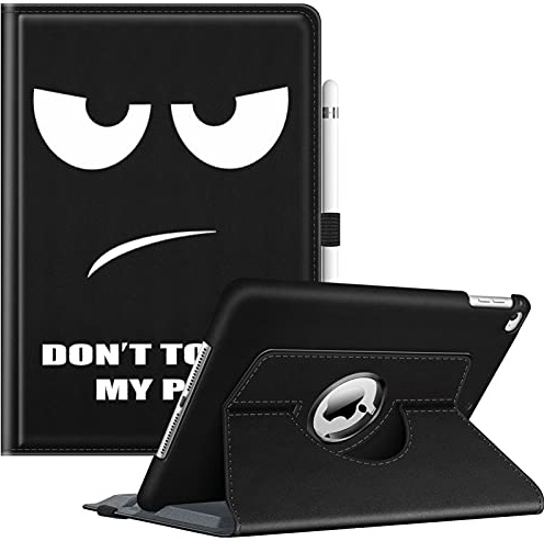 Fintie Hülle für iPad 6./ 5. Generation 9.7 2018/2017, iPad Air 2/1. Gen | Schutzhülle mit Stifthalter, 360 Grad drehbarem Ständer, Auto Schlaf/Wach Funktion, Don't Touch