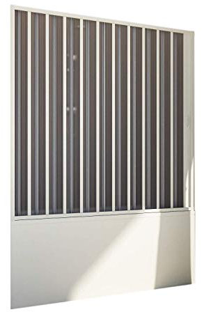 Forte Mampara de Bañera Puerta 140 CM H150 PVC Mod. Delfi Lateral