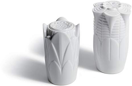 Lladró.Salero y pimentero Naturofantastic. Blanco. Salero y Pimentero de Porcelana…