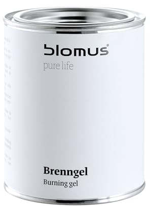 Blomus Carburante Gel per Camino, Gel Caminetto Luna, Accessorio 500 ml, 31057